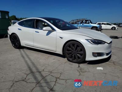Czwarte zdjęcie samochodu z boku: 2017 TESLA MODEL S VIN:5YJSA1E22HF222347 - miniatura