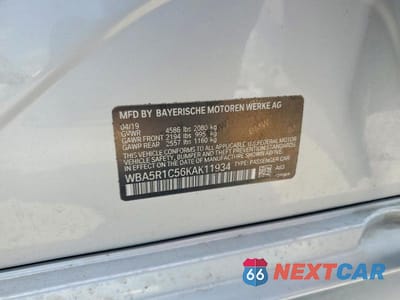 Zdjęcie 12 z 12 samochodu: 2019 BMW 330I VIN:WBA5R1C56KAK11934 - miniatura