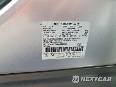Zdjęcie 12 z 12 samochodu: 2018 FORD EXPLORER XLT VIN:1FM5K7D80JGB79685 - miniatura
