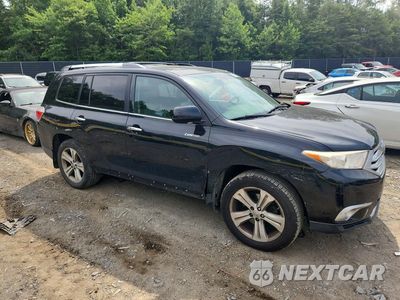 Czwarte zdjęcie samochodu z boku: 2011 TOYOTA HIGHLANDER LIMITED VIN:5TDDK3EH1BS077035 - miniatura