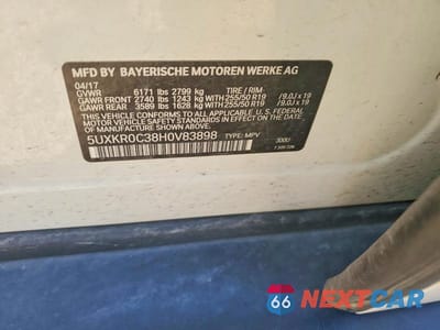 Zdjęcie 14 z 14 samochodu: 2017 BMW X5 XDRIVE35I VIN:5UXKR0C38H0V83898 - miniatura