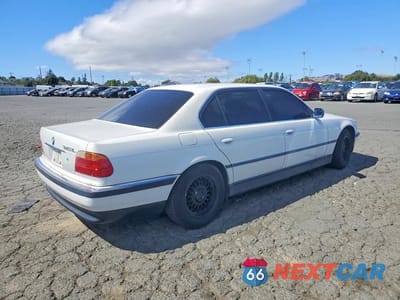 Trzecie zdjęcie samochodu z tyłu: 1999 BMW 740 IL VIN:WBAGH8335XDP03041 - miniatura