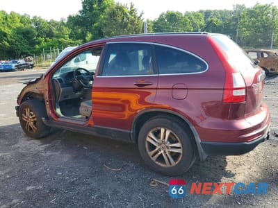 Drugie zdjęcie samochodu z przodu: 2010 HONDA CR-V EXL VIN:5J6RE3H73AL042250 - miniatura