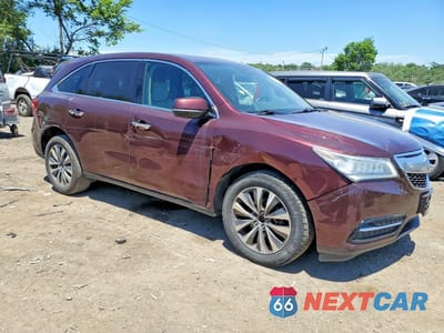 Czwarte zdjęcie samochodu z boku: 2016 ACURA MDX TECHNOLOGY VIN:5FRYD4H49GB053974 - miniatura