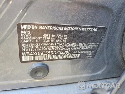 Zdjęcie 12 z 12 samochodu: 2013 BMW 528 I VIN:WBAXG5C55DD233382 - miniatura