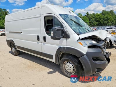 Czwarte zdjęcie samochodu z boku: 2024 RAM PROMASTER 2500 DELIVERY VAN VIN:3C6LRVDGXRE139992 - miniatura