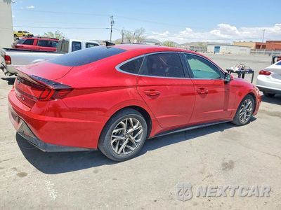 Trzecie zdjęcie samochodu z tyłu: 2021 HYUNDAI SONATA SE VIN:5NPEL4JA8MH101890 - miniatura