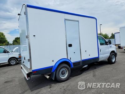 Trzecie zdjęcie samochodu z tyłu: 2023 FORD E350 REFRIGERATED BOX TRUCK VIN:1FDWE3FKXPDD14758 - miniatura