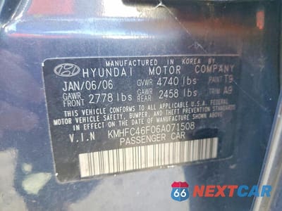 Zdjęcie 12 z 12 samochodu: 2006 HYUNDAI AZERA SE VIN:KMHFC46F06A071508 - miniatura