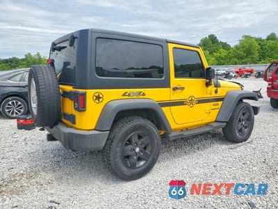 Trzecie zdjęcie samochodu z tyłu: 2015 JEEP WRANGLER SPORT VIN:1C4AJWAG4FL669976 - miniatura