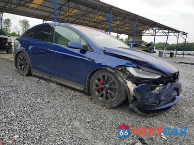 Czwarte zdjęcie samochodu z boku: 2023 TESLA MODEL X VIN:7SAXCBE67PF383089 - miniatura