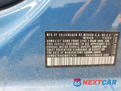 Zdjęcie 13 z 13 samochodu: 2025 VOLKSWAGEN JETTA SPORT VIN:3VWBX7BU8SM037470 - miniatura