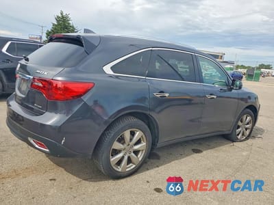 Trzecie zdjęcie samochodu z tyłu: 2016 ACURA MDX ADVANCE VIN:5FRYD4H9XGB021790 - miniatura