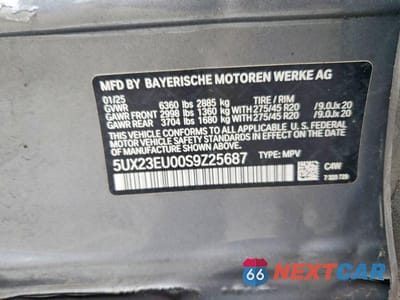 Zdjęcie 13 z 13 samochodu: 2025 BMW X5 XDRIVE4 VIN:5UX23EU00S9Z25687 - miniatura