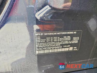 Zdjęcie 13 z 13 samochodu: 2023 BMW X6 XDRIVE40I VIN:5UXCY6C09P9P64972 - miniatura