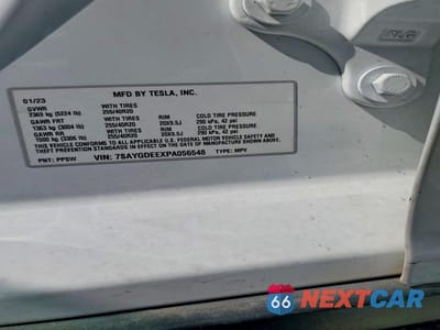 Zdjęcie 12 z 12 samochodu: 2023 TESLA MODEL Y VIN:7SAYGDEEXPA056548 - miniatura