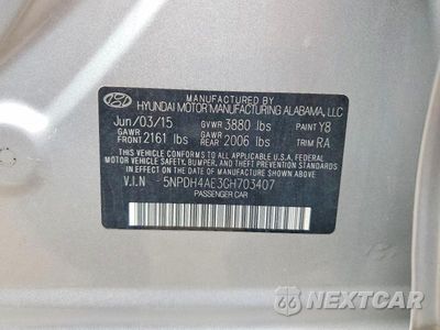 Zdjęcie 12 z 12 samochodu: 2016 HYUNDAI ELANTRA SE VIN:5NPDH4AE3GH703407 - miniatura