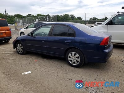 Drugie zdjęcie samochodu z przodu: 2005 HONDA CIVIC LX VIN:2HGES16565H564667 - miniatura