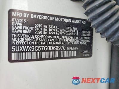 Zdjęcie 13 z 13 samochodu: 2016 BMW X3 XDRIVE28I VIN:5UXWX9C57G0D69970 - miniatura