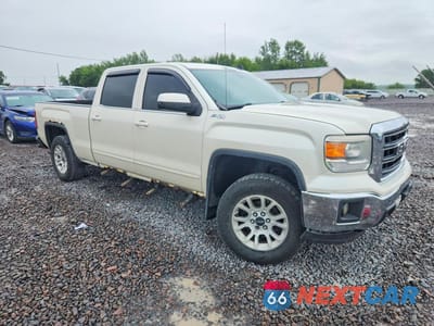 Czwarte zdjęcie samochodu z boku: 2014 GMC SIERRA K1500 SLE VIN:3GTU2UEC6EG133385 - miniatura