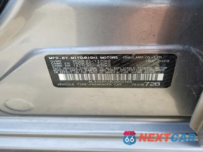 Zdjęcie 13 z 13 samochodu: 2020 MITSUBISHI MIRAGE ES VIN:ML32A3HJ2LH004368 - miniatura