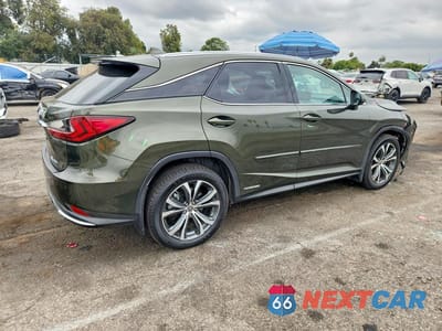 Trzecie zdjęcie samochodu z tyłu: 2020 LEXUS RX 450H VIN:2T2HGMDA9LC053522 - miniatura