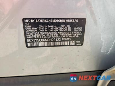 Zdjęcie 13 z 13 samochodu: 2021 BMW X3 XDRIVE30I VIN:5UXTY5C06M9H22123 - miniatura