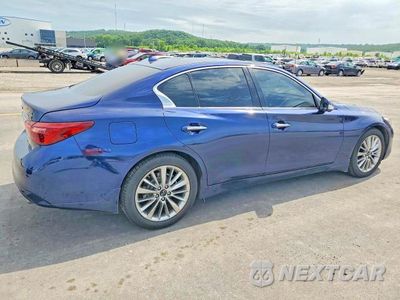 Trzecie zdjęcie samochodu z tyłu: 2021 INFINITI Q50 LUXE VIN:JN1EV7BR0MM755078 - miniatura