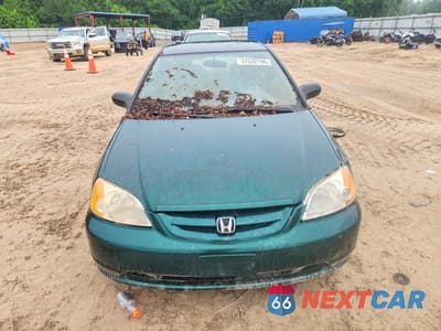 Piąte zdjęcie samochodu w środku: 2001 HONDA CIVIC LX VIN:1HGEM22561L042088 - miniatura