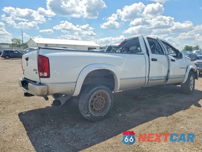 Trzecie zdjęcie samochodu z tyłu: 2005 DODGE RAM 2500 ST VIN:3D7KS28C55G808379 - miniatura