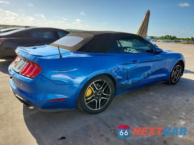 Trzecie zdjęcie samochodu z tyłu: 2021 FORD MUSTANG VIN:1FATP8UH8M5106184 - miniatura