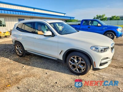 Czwarte zdjęcie samochodu z boku: 2021 BMW X3 XDRIVE30I VIN:5UXTY5C05M9H27961 - miniatura
