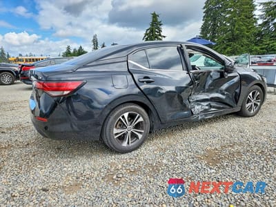 Trzecie zdjęcie samochodu z tyłu: 2021 NISSAN SENTRA SV VIN:3N1AB8CV1MY209637 - miniatura