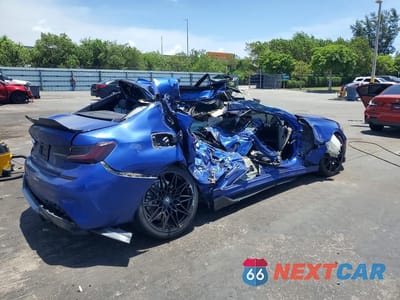 Trzecie zdjęcie samochodu z tyłu: 2020 BMW M340I VIN:WBA5U7C06LFH54536 - miniatura