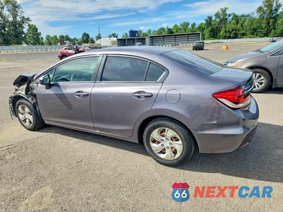 Drugie zdjęcie samochodu z przodu: 2014 HONDA CIVIC LX VIN:19XFB2F54EE243196 - miniatura