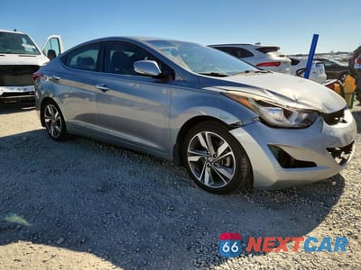 Czwarte zdjęcie samochodu z boku: 2014 HYUNDAI ELANTRA LIMITED VIN:KMHDH4AE3EU204461 - miniatura