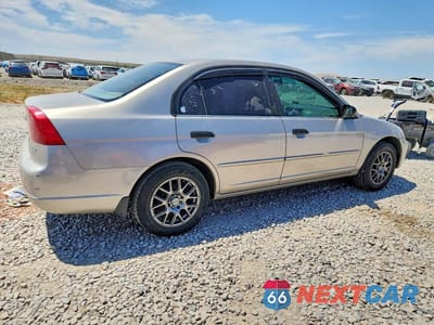 Trzecie zdjęcie samochodu z tyłu: 2001 HONDA CIVIC LX VIN:2HGES16581H546746 - miniatura