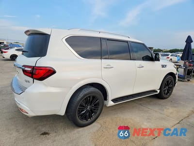 Trzecie zdjęcie samochodu z tyłu: 2022 INFINITI QX80 LUXE VIN:JN8AZ2AFXN9742521 - miniatura