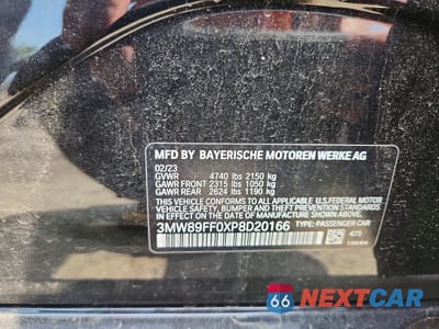 Zdjęcie 12 z 12 samochodu: 2023 BMW 330XI VIN:3MW89FF0XP8D20166 - miniatura