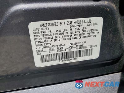 Zdjęcie 12 z 12 samochodu: 2014 INFINITI Q50 BASE VIN:JN1BV7AR3EM693147 - miniatura