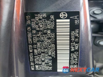 Zdjęcie 12 z 12 samochodu: 2015 TOYOTA PRIUS C ONE VIN:JTDKDTB38F1101800 - miniatura