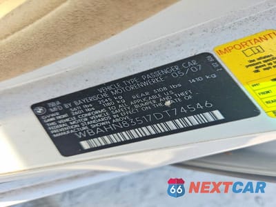 Zdjęcie 12 z 12 samochodu: 2007 BMW 750 VIN:WBAHN83517DT74546 - miniatura