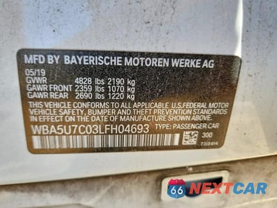 Zdjęcie 13 z 13 samochodu: 2020 BMW M340I VIN:WBA5U7C03LFH04693 - miniatura
