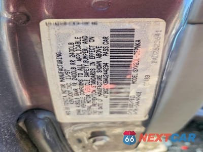 Zdjęcie 12 z 12 samochodu: 1998 TOYOTA CAMRY LE VIN:4T1BG22K6WU244294 - miniatura