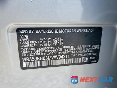 Zdjęcie 13 z 13 samochodu: 2021 BMW 530 I VIN:WBA53BH03MWW94311 - miniatura