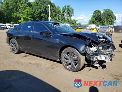Czwarte zdjęcie samochodu z boku: 2023 ACURA TLX A-SPEC VIN:19UUB6F52PA003179 - miniatura