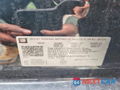 Zdjęcie 12 z 12 samochodu: 2018 GMC SIERRA K1500 SLT VIN:3GTU2NEC4JG439873 - miniatura