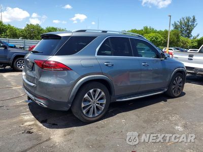 Trzecie zdjęcie samochodu z tyłu: 2020 MERCEDES-BENZ GLE 350 VIN:4JGFB4JE7LA195255 - miniatura
