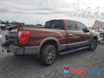 Trzecie zdjęcie samochodu z tyłu: 2017 NISSAN TITAN XD PLATINUM RESERVE VIN:1N6AA1F27HN508512 - miniatura