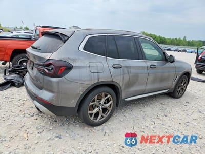 Trzecie zdjęcie samochodu z tyłu: 2024 BMW X3 XDRIVE30I VIN:5UX53DP0XR9V02287 - miniatura